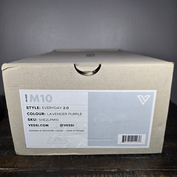 Vessi Everyday 2.0 Mens Size 10 Lace Up Waterproof Shoes Sneakers Purple - Picture 13 of 13